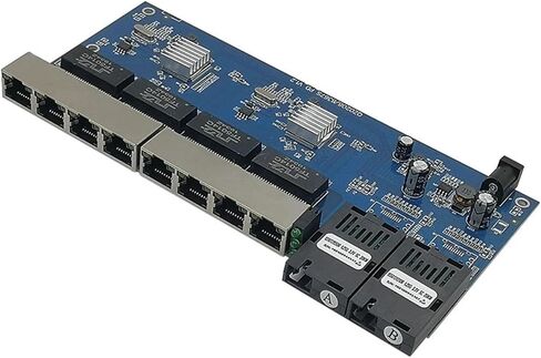 جيجابت إيثرنت عكس POE 8RJ45 2SC محول الوسائط الليفية in Kuwait
