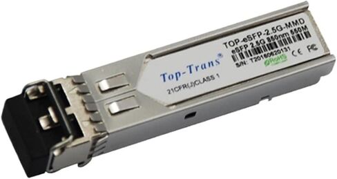 الوحدة البصرية TOP-eSFP-2.5G-MMD 155M/1000M/2488 M 500M متوافقة تمامًا in Kuwait
