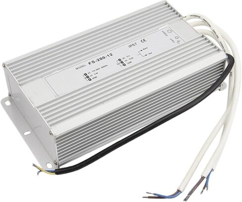 محول التيار الكهربائي للسائق المقاوم للماء، AC170-260V إلى DC12V 200W شريط LED IP67 مقاوم للماء في الهواء الطلق (48 فولت) in Kuwait