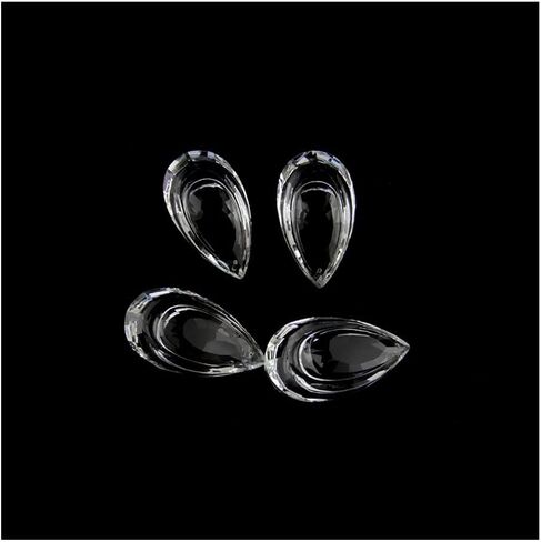 10pcs 50mm Clear Different Shape Prism Glass Lamp Pendant Chandeliers Drops Crystals Lighting Lamp Replacement Parts(7) in Kuwait