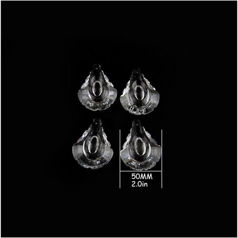 10pcs 50mm Clear Different Shape Prism Glass Lamp Pendant Chandeliers Drops Crystals Lighting Lamp Replacement Parts(7) in Kuwait