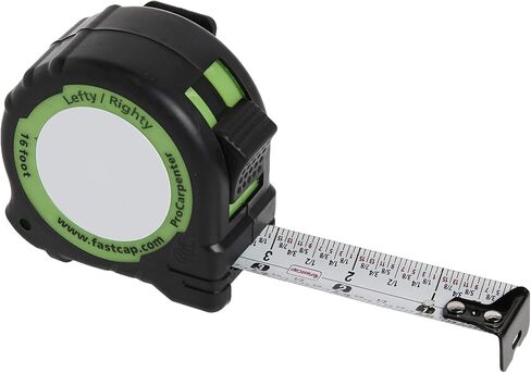 FastCap PSSR16 16 شريط قياس عكسي قياسي FastPad وFastcap PMMR-FLAT16 شريط قياس مسطح 16 PMMR ProCarpenter مع التخرج المتري in Kuwait