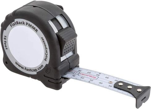 FastCap PSSR16 16 شريط قياس عكسي قياسي FastPad وFastcap PMMR-FLAT16 شريط قياس مسطح 16 PMMR ProCarpenter مع التخرج المتري in Kuwait