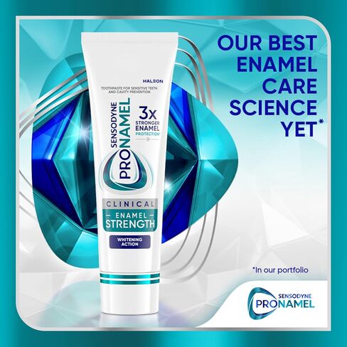 Sensodyne Pronamel Clinical Enamel Strengthening Toothpaste, Whitening Action, 3.4 oz in Kuwait