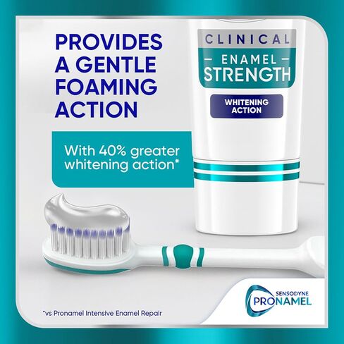 Sensodyne Pronamel Clinical Enamel Strengthening Toothpaste, Whitening Action, 3.4 oz in Kuwait