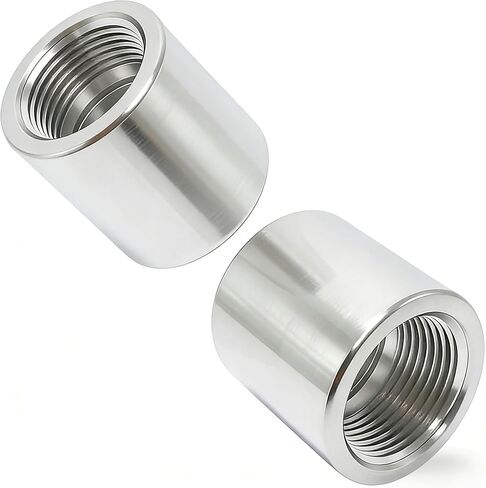 Stainless Steel Coupling High Pressure Heavy Duty 1/4" NPT Female x 1/4" NPT Female Coupler Forged Pipe Fitting, Class 3000 (Pack of 2) in Kuwait