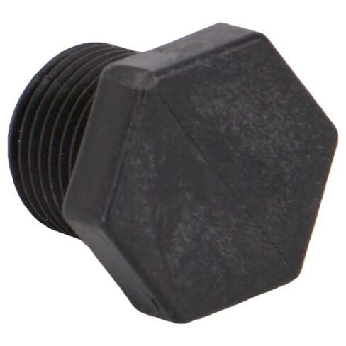 قابس بانجو، بولي بروبيلين، 3/8 بوصة، جدول 80، 300 رطل لكل بوصة مربعة أقصى ضغط PLUG038-1 لكل منهما in Kuwait