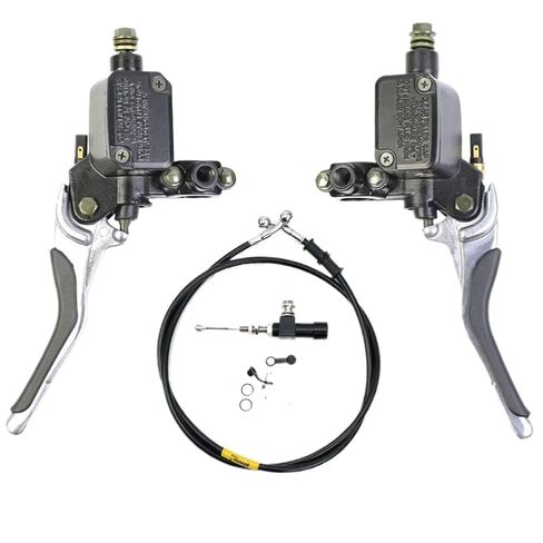 Rear Brake Clutch Master Cylinder Reservoir Left Right Levers Compatible with Motorcycle Models YQ50 Aerox MBK 1997 2013(AA Kits) in Kuwait