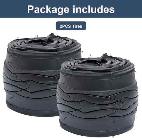 YUNSCM 2-PCS 20" Bike Tires 20x1.25/32-406 Compatible with Road Bike 20 x 1.25 Bicycle Tires(Y-1452) in Kuwait