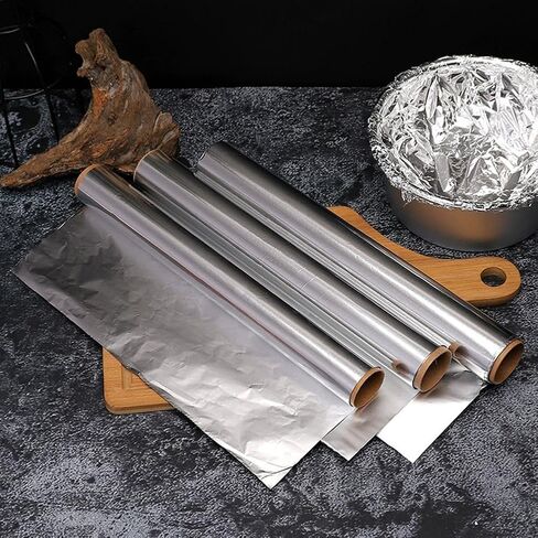 1 Roll Heavy Duty Aluminum Foil 12 Inch x 65 Ft For Grilling Baking Roasting Food in Kuwait