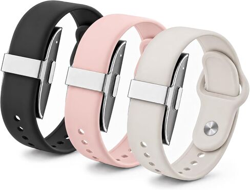 3 Pack Silicone Band Compatible with Hume Health Band, Adjustable Replacement Straps for Hume Band, Soft Sport Wristbands for Hume Health Tracker Women Men in Kuwait