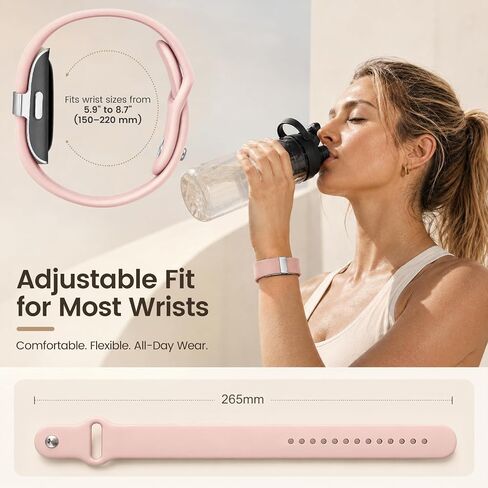 3 Pack Silicone Band Compatible with Hume Health Band, Adjustable Replacement Straps for Hume Band, Soft Sport Wristbands for Hume Health Tracker Women Men in Kuwait
