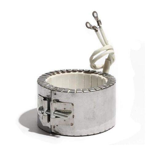 سخان بشريط سيراميك 1700 واط/1800 واط/2300 واط 110 فولت/220 فولت/380 فولت 100 ملم قطر 110 ~ 150 ملم ارتفاع عنصر تسخين من الفولاذ المقاوم للصدأ (110 فولت، 2300 واط 100 × 150 ملم عمق × ارتفاع) in Kuwait