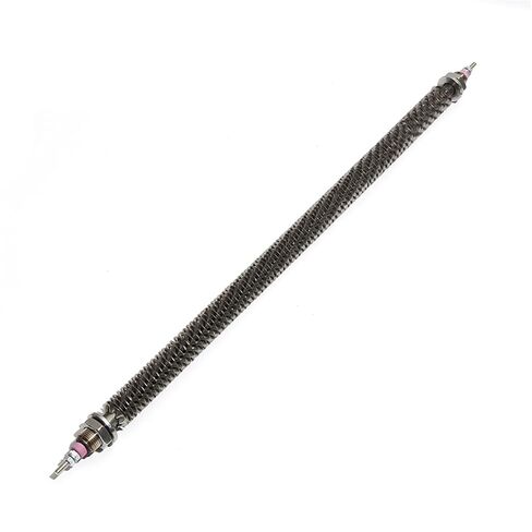 Element Heating 220V M18 All 304 SUS Straight Finned Heater Electric Oven Heater Hot Aair Heating Element 300/400/500/600W(500mm 500W) in Kuwait