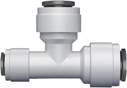 50Pcs/Lot 1/4-3/8-3/8 Tee Type RO Water Fitting 6.5mm Hose PE Pipe 3 Ways Quick Connector Water Filter Parts in Saudi Arabia