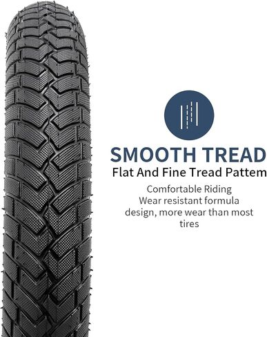 إطارات دراجة YUNSCM قطعتين مقاس 14 بوصة مقاس 14x1.95/53-254 متوافقة مع إطارات دراجة الأطفال على الطرق مقاس 14x1.95 (Y-912) in Kuwait