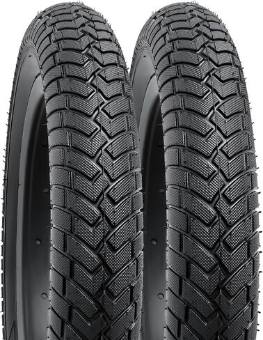 إطارات دراجة YUNSCM قطعتين مقاس 14 بوصة مقاس 14x1.95/53-254 متوافقة مع إطارات دراجة الأطفال على الطرق مقاس 14x1.95 (Y-912) in Kuwait