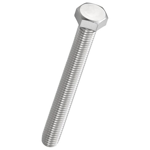 1 Pcs Hex Head Screws Bolts - [1/2"-13x5] 316 Stainless Steel Grade A4-70 Fully Threaded Hex Tap Hexagon Head Machine Bolts Right Hand External Hex Drive, Silver Tone in Kuwait