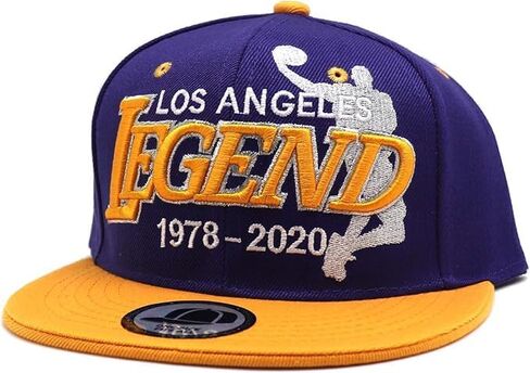 قبعة Los Angeles New Premium 24 LA Legend باللون الأرجواني الذهبي Era Snapback in Kuwait