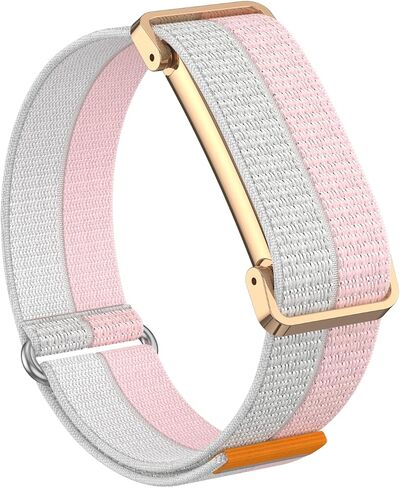 حزام VeveXiao مصنوع من النايلون متوافق مع Google Fitbit Air Band، حزام رياضي مسامي ممتص للعرق مع موصل إطار معدني للرجال والنساء - بدون متتبع in Kuwait