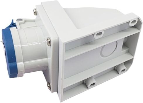 32A 3P Industrial Plug Socket IP44 Waterproof and Flame-Retardant 3-core Exposed 220V JH123 in Kuwait