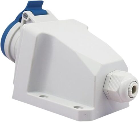 32A 3P Industrial Plug Socket IP44 Waterproof and Flame-Retardant 3-core Exposed 220V JH123 in Kuwait