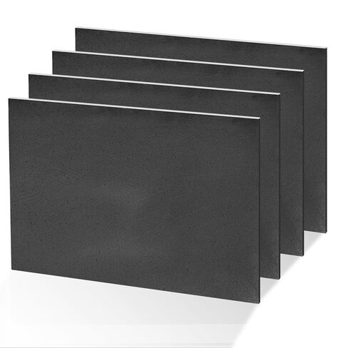 3/16''Hot Rolled Steel Sheet Plate Laser Cut Metal Plate 4'' x 4'' A36 Steels Sheets Weldable for Weld Cutting Structure Support Industrial Home Use Machining Rolling (4Pack) in Kuwait