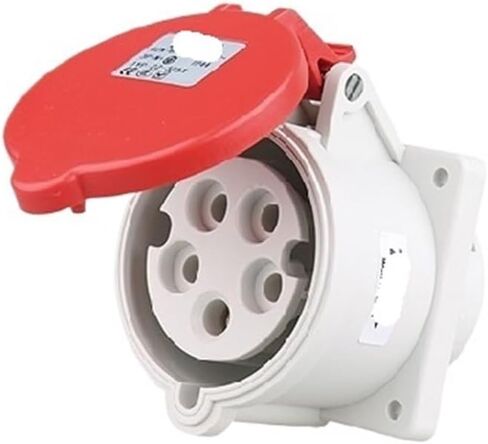 Outdoor dustproof and Waterproof Industrial and Socket 3-core 4-core 5-core 16A/32A IP44(5 pin 16A Concealed) in Kuwait