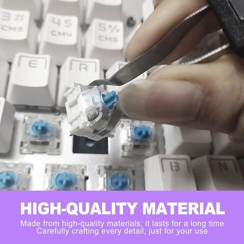 2 في 1 لوحة المفاتيح الميكانيكية Keycap Puller Switch Puller Tool Kit الفولاذ المقاوم للصدأ مفتاح مزيل مع فرش تنظيف مزدوجة لصيانة لوحة المفاتيح in Kuwait