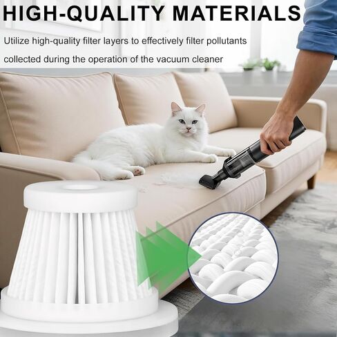 Citivisovd VAC103 filter compatible with Voice tank portable wireless handheld vacuum cleaner Filter-4Pack in Kuwait