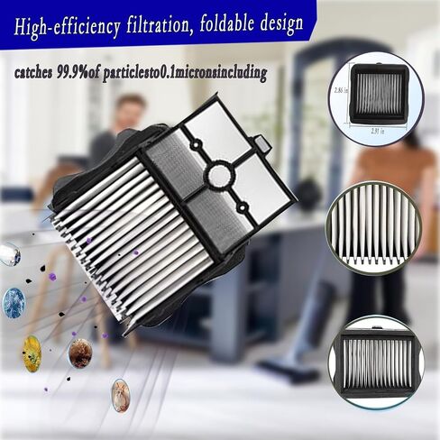 S30 Pro Replacement Parts for NARWAL S30/S30 Pro Wet Dry Vacuum Cleaner | Accessory Kit includes 2 Roller Brushes 2 HEPA Filter and 1 Cleaning Brush in Kuwait