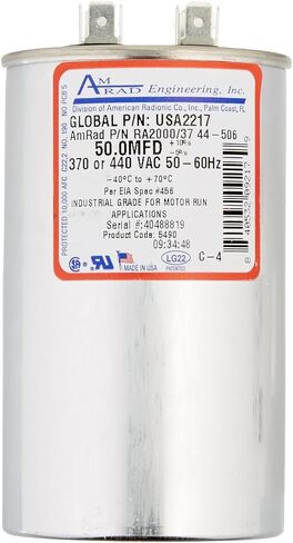 USA2217 مكثف تشغيل المحرك الدائري الأمريكي الصنع، 50 Mfd، 370/440 Vac-132332 in Kuwait