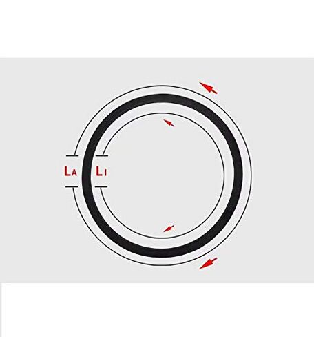 B965Li (965mm Inside Circumference 17mm Width 11mm Height) Rubber V-Belt Wrapped Black in Kuwait