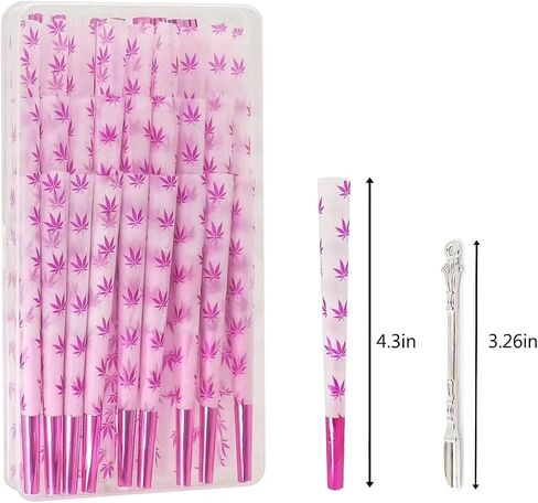 CoonesPaper 50 Pack Pink Purple Paper Straw Shaped Madeof Natural and Environmentally Friendly Materials,Pink - Purple in Kuwait