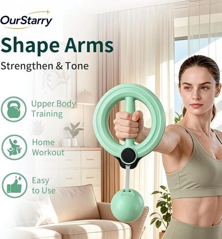 طوق تدريب الذراع من OurStarry للنساء والرجال، مدرب الساعد اليدوي 360 درجة، تمرين الكتف والصدر لتدريب المعصم والجزء العلوي من الجسم in Kuwait