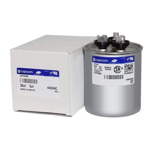 27L20 - Upgraded Replacement Round Capacitor 30 + 5 uf MFD 440 Volt in Kuwait
