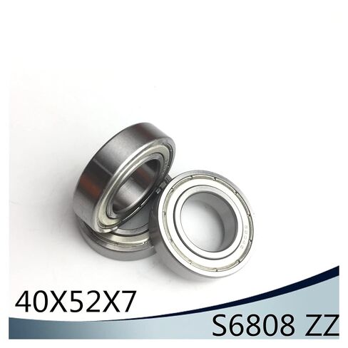 S6808ZZ Bearing 40 * 52 * 7 mm (8PCS) ABEC-1 S6808 Z ZZ S 6808 440C Stainless Steel S6808Z Ball Bearings in Kuwait