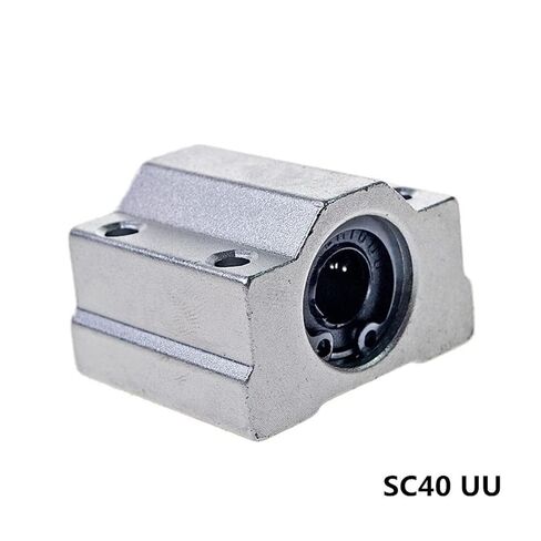 2 قطعة SC40UU SCS40UU 40 مللي متر محمل كروي خطي كتلة CNC راوتر مع LM40UU بوش وسادة كتلة رمح خطي لأجزاء الطابعة ثلاثية الأبعاد باستخدام الحاسب الآلي in Kuwait