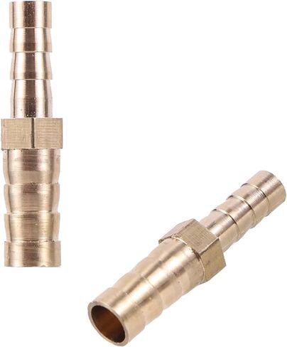 5pcs Brass Hose Fitting Pipe 6mm to 8mm Hose Bulkhead Brass Barbed Tube Pipe Fitting Coupler Connector Pipe Joint in Saudi Arabia