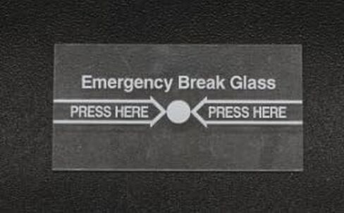 Manual Fire Alarm Switch Cover Transparent Glass Replacement for Fire Alarm Call Points Clear Markings 2-Pack in Kuwait