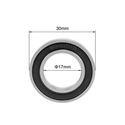 محمل كروي فولاذي صغير مختوم 6903-2RS محامل ABEC-1 (30 قطعة) 17X30X7mm قسم رقيق 6903 2RS ​​محامل كروية in Kuwait