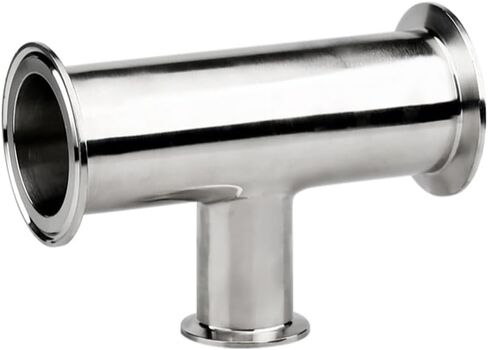 3-1/2" X 2-1/2" Stainless Steel 304 Tri-Clamp OD 106 X 77.5mm Reducer Tee 3 Way Pipe Fitting in Saudi Arabia