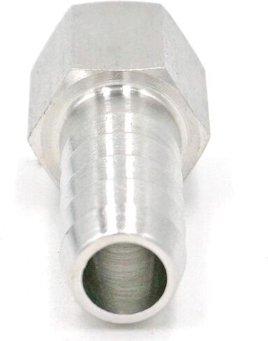 1/4" Female to 12mm Hose 304 Stainless Steel Splicer Hose Tail Connector 98 bar in Saudi Arabia