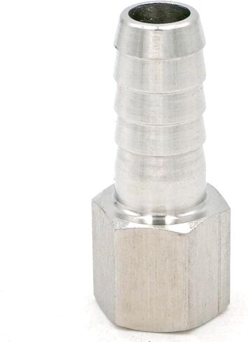 1/4" Female to 12mm Hose 304 Stainless Steel Splicer Hose Tail Connector 98 bar in Saudi Arabia