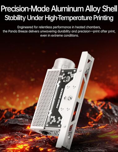 مجموعة ترقية مروحة التبريد BIQU Panda Breeze لطابعة Bambu-Lab A1 ثلاثية الأبعاد فقط، مبرد مروحة التدفق المتقاطع، مع مصابيح LED، منفاخ هواء التوصيل والتشغيل للطباعة عالية السرعة in Kuwait