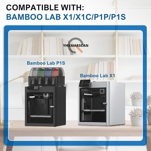 قطعتان من فلتر هواء الكربون المنشط لطابعة Bambu Lab P1P/P1S/X1/X1C/X1E ثلاثية الأبعاد، فلتر هواء مزدوج الطبقة (HEPA 13 + الكربون المنشط) للمركبات العضوية المتطايرة والروائح وPM2.5 والجسيمات متناهية الصغر in Kuwait