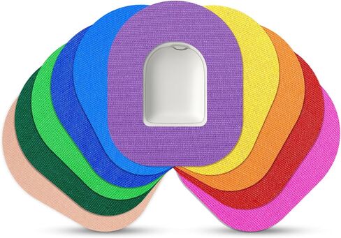 Omnipod 5 Overpatches 40 حزمة من الرقع اللاصقة المقاومة للماء لـ Omnipod، زملاء قرنة قابلة للتنفس ومرنة، Omni Pod 5 طبقة لاصقة لحماية البقاء لفترة طويلة، متعددة الألوان in Kuwait