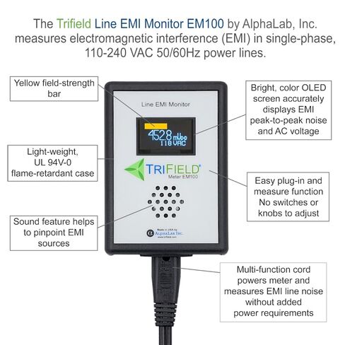 Trifield EMF Meter Bundle, TF2 and EM100 Models with Carrying Cases, Save $36 When You Bundle The Two Best-Selling EMF Meters by AlphaLab, Inc., Made in USA in Kuwait