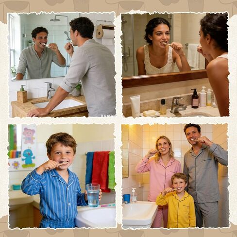 Hushee 30 Pack Boar Bristle Toothbrush Natural Bristles with Bamboo Handle Natural Biodegradable Compostable Bamboo Tooth Brushes, Plastic & Nylon Free in Kuwait