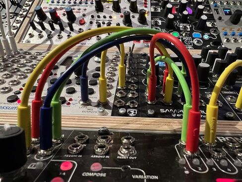 Luigi's Modular mPatch Mini Eurorack Patch Cables - Green 2 Each - 5cm, 8cm. &11cm in Kuwait